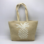 Flettet taske med hank