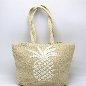 Flettet taske med hank