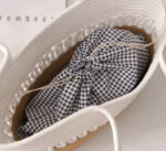 Flettet tasker med flad bund