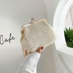 Mini strandtaske - Blanc, 18cmx13cmx5cm