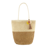 Strandtaske med lynlås - Bleu