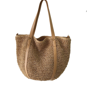 Strandtaske strå - Classique