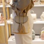 Taske flettet læder