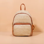 Taske I flettet læder